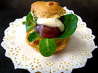 Petits choux salés