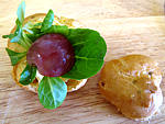 Petits choux farcis au saumon fumé et aux raisins - 21.1