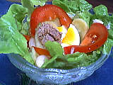 haricots blancs : Coupe de salade jardin