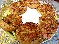 minipizzas : Minis pizzas au poireau en amuse-bouche