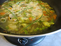 soupe de légumes aux navets