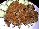 boulghour : Assiette de kebbé