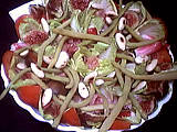 Image : Plat de salade d'endives et jambon