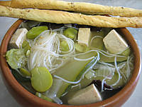 Image : recette Soupe chinoise au tofu
