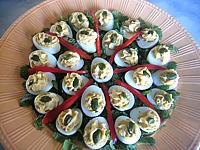 Image : recette Oeufs de caille au Rocamadour