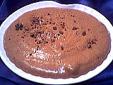 mousse : Ramequin de mousse au chocolat