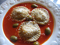 Image : recette Ravioles farcies au Pouligny saint-Pierre
