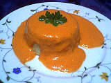 sauce chaude à base de légumes : Assiette de sauce tomates à la crème