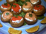 Vol-au-vent au saumon