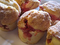 muffins : Muffins aux fraises