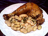Cuisine libanaise : Assiette de poulet grillé au thym