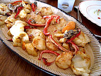 Image : recette Coquilles Saint-Jacques aux poivrons