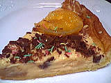 vermicelle : Part de tarte au citron