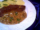 cèpe : Steak de paleron aux cèpes