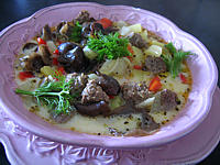 potage de fenouil et poivron