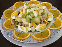 Recette Salade de kiwis à l'orange