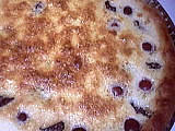 sucre canderel : Tarte aux cerises et aux pruneaux