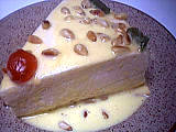 caramel liquide : Part de molotoff aux pignons