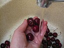 cerises à l'eau de vie lavage