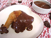 Image : recette Cuisses de poulet et sa sauce au chocolat