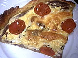 tarte salée : Tarte de langue de boeuf au Cantal