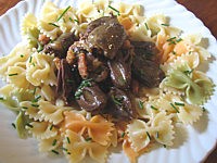 coeur de canard au Marsala