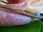 Lotte aux épinards et aux poires confites - 8.3