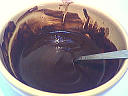 Chocolat qui fond dans un bain-marie