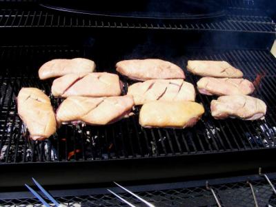 Photo : Cuisson en barbecue