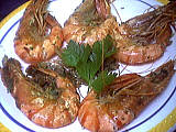 Gambas flambées