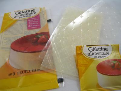 Photo : Gélatine