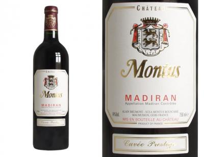 Photo : Madiran prestige Monteus en bouteille