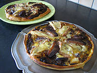 Pizza magret-reblochon