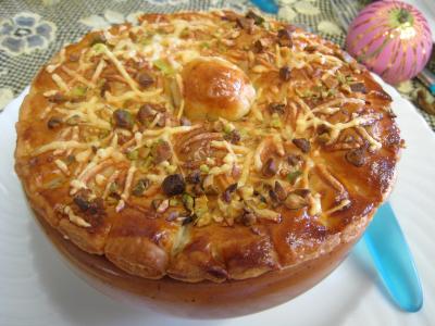 Image : recette Velouté de cèpes à la landaise et son béret