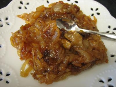 floc de gascogne : Coupelle de confiture d'oignons au cognac