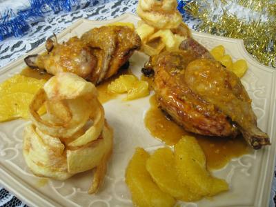 Image : recette Coquelet à l'orange