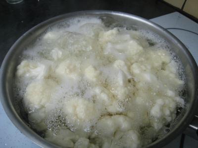 Flans de chou-fleur et sa sauce crémée - 7.1