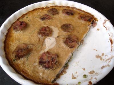 Recette Clafoutis d'andouillettes façon lyonnaise