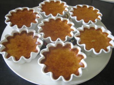 La cuisine des grand-mères : Tartelettes de flan au citron minceur