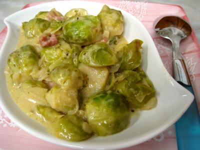 Image : recette Choux de Bruxelles à la crème