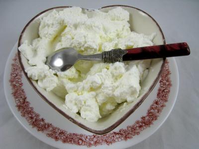 Recettes sans sel : Saladier de chantilly