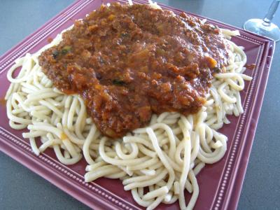Pâtes spaghettis à la bolognaise - 16.2