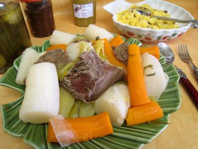 Image : recette Jarret de boeuf en pot au feu
