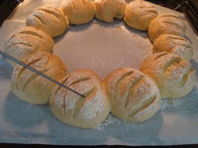 Pain au beurre en couronne façon antillaise - 9.2