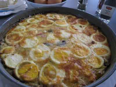 plat complet : Gratin de Pâques aux oeufs
