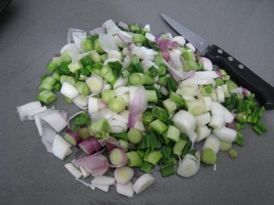 Polenta aux ognasses, aux épinards et aux asperges - 1.3