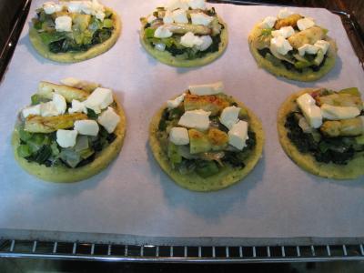 Polenta aux ognasses, aux épinards et aux asperges - 14.1