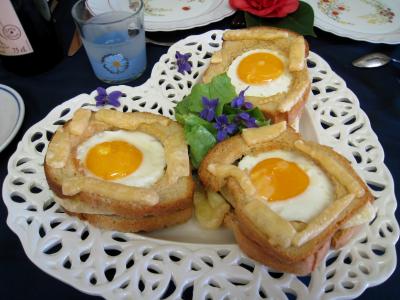 Tartines à l'oeuf