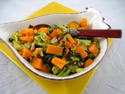 Image : Saladier de chou pointu aux patates douces
