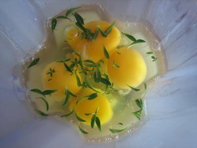 Clafoutis aux petits pois et aux poires - 2.1